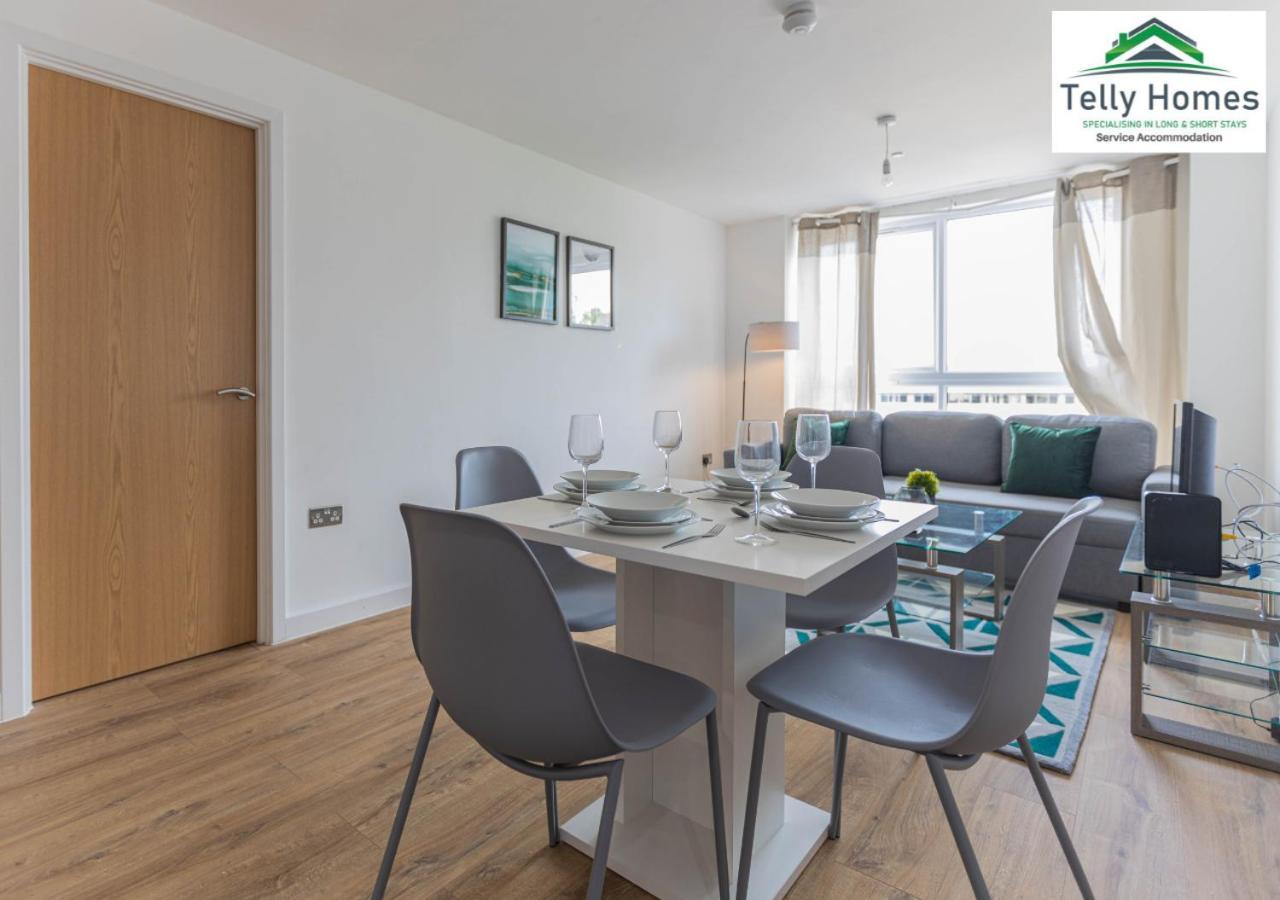5 Percent Off Weekly And 20 Percent Off Monthly Bookings - Marigold Unit At Telly Homes Limited Birmingham City Centre -2 Bedroom Apartment, Free Wifi ภายนอก รูปภาพ