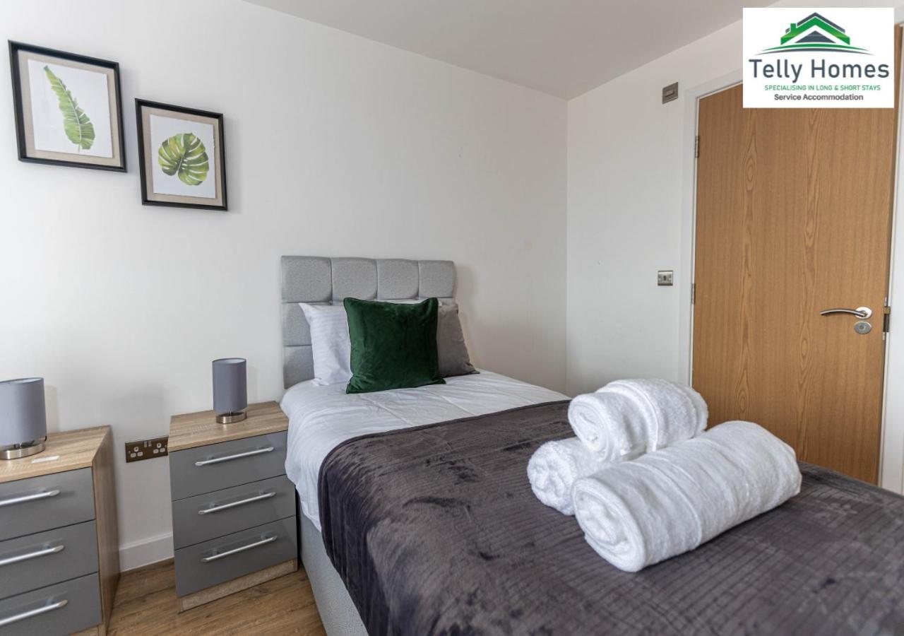 5 Percent Off Weekly And 20 Percent Off Monthly Bookings - Marigold Unit At Telly Homes Limited Birmingham City Centre -2 Bedroom Apartment, Free Wifi ภายนอก รูปภาพ
