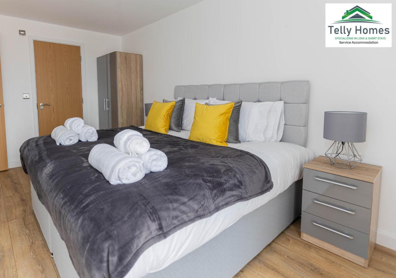 5 Percent Off Weekly And 20 Percent Off Monthly Bookings - Marigold Unit At Telly Homes Limited Birmingham City Centre -2 Bedroom Apartment, Free Wifi ภายนอก รูปภาพ