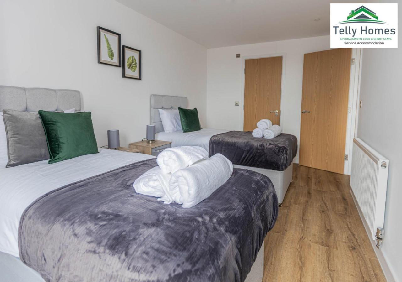 5 Percent Off Weekly And 20 Percent Off Monthly Bookings - Marigold Unit At Telly Homes Limited Birmingham City Centre -2 Bedroom Apartment, Free Wifi ภายนอก รูปภาพ
